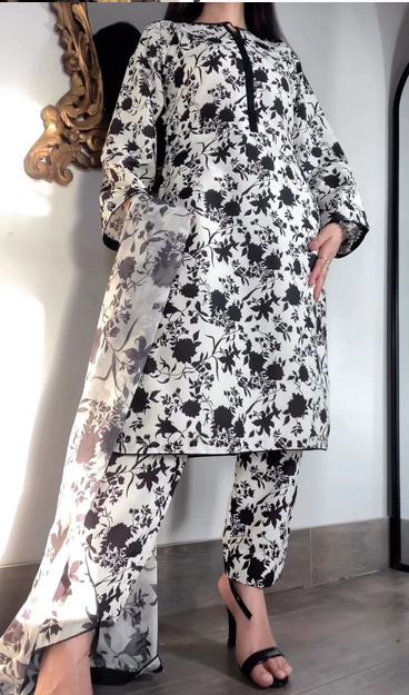 DIGITAL PRINTED SWISS LAWN 3pcs