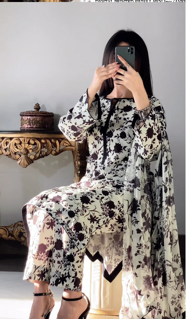 DIGITAL PRINTED SWISS LAWN 3pcs