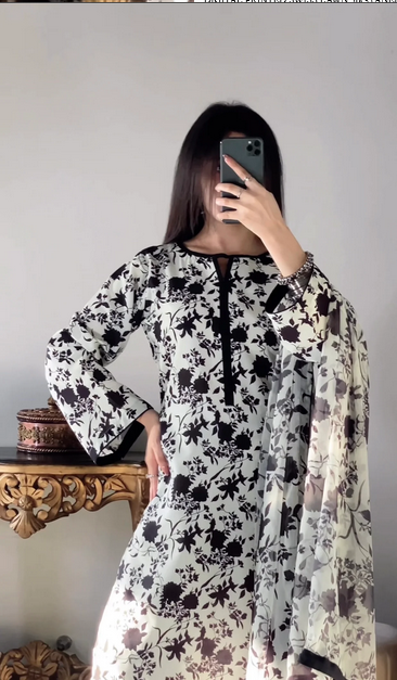 DIGITAL PRINTED SWISS LAWN 3pcs
