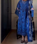 New Collection Women Embroidered 3PCS Suit