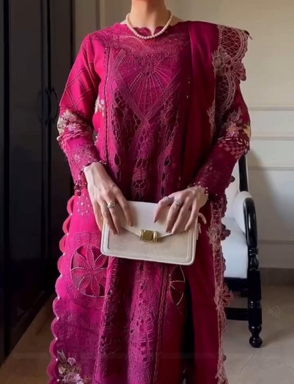New Collection Women Embroidered 3PCS Suit
