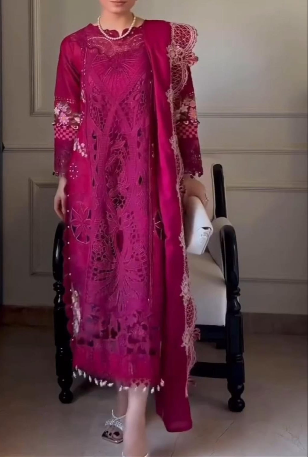 New Collection Women Embroidered 3PCS Suit