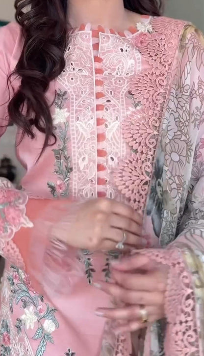 Premium Embroidered 3PCS Suit