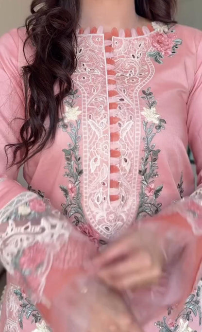 Premium Embroidered 3PCS Suit