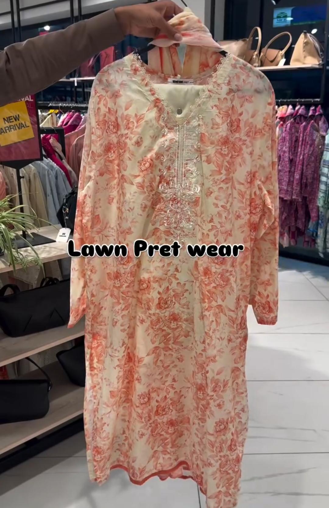 Lawn 3PC Suit for Women