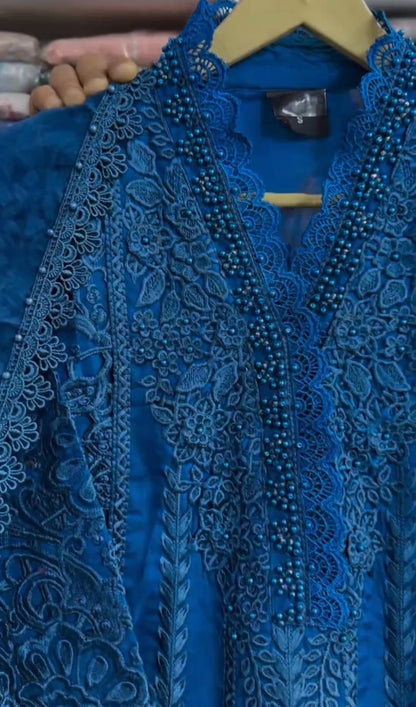 Women Embroidered 3 Piece Suit