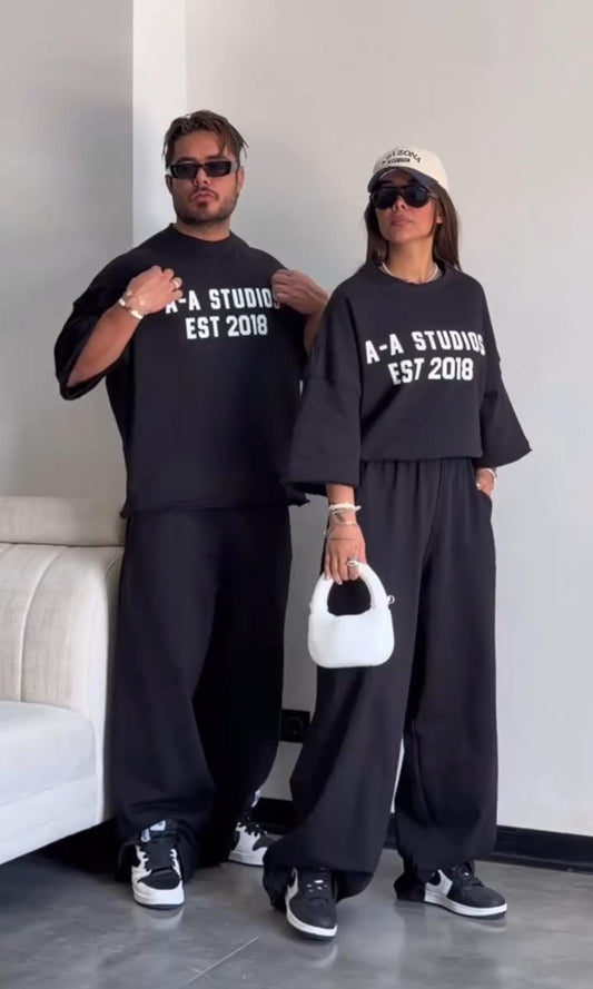Couple Summer Tracksuit Set – Matching Outfit for Him &amp; Her