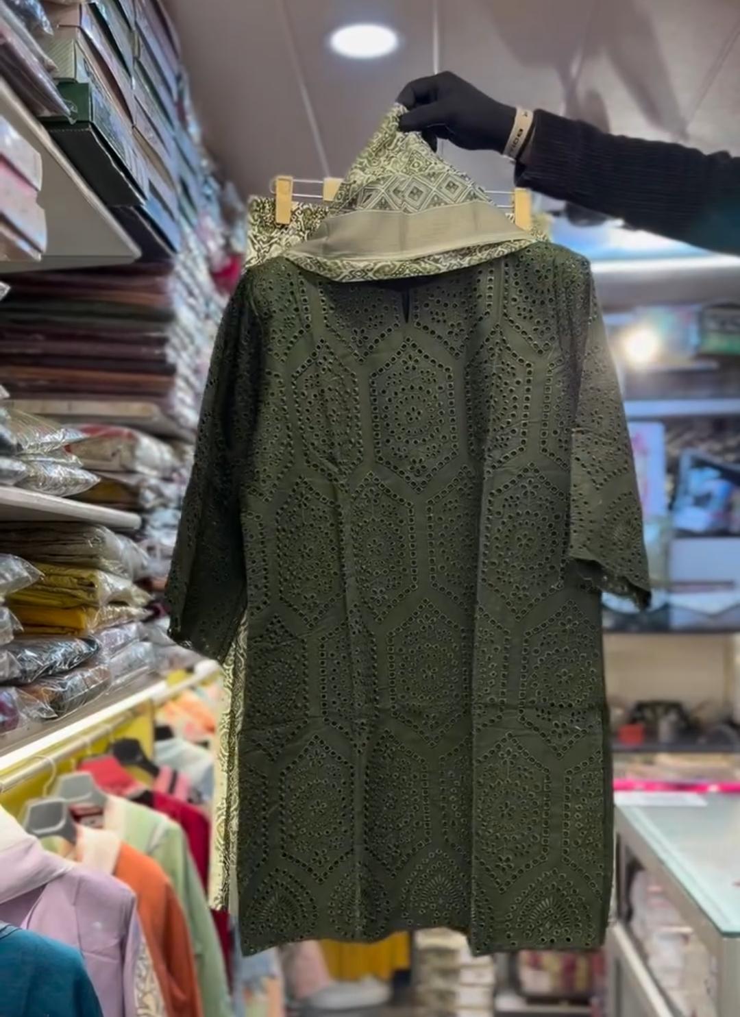 Women's 3-Piece Summer Chikankari Suit