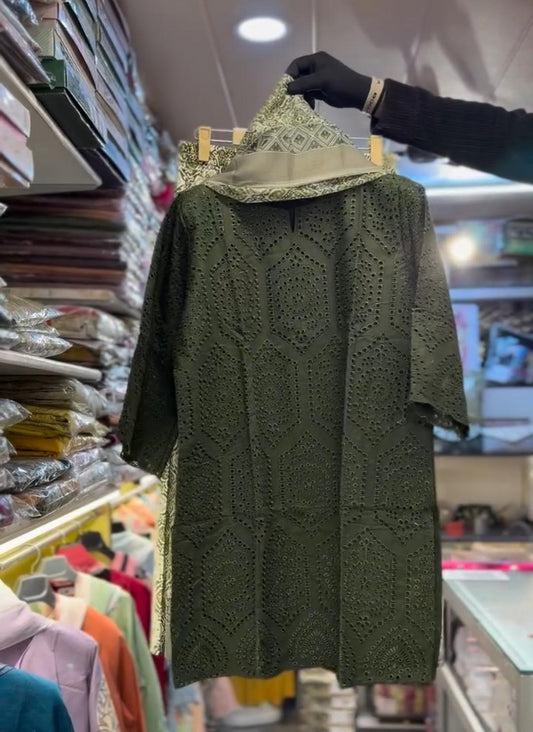 Women's 3-Piece Summer Chikankari Suit