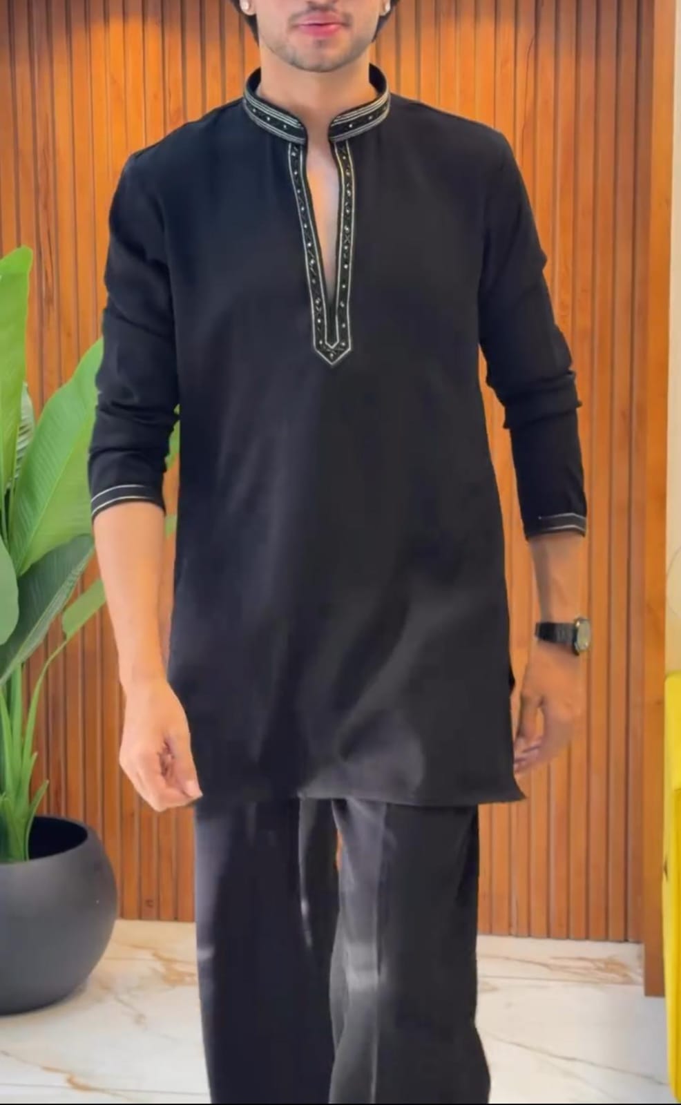 Pack Of 2 Men's Embroidered Shalwar Kameez