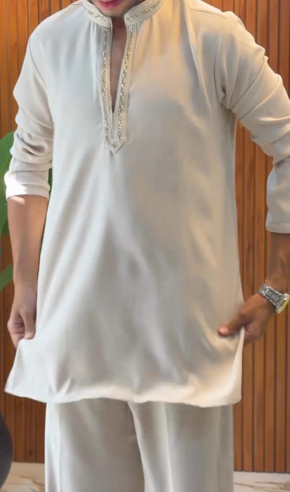 Pack Of 2 Men's Embroidered Shalwar Kameez